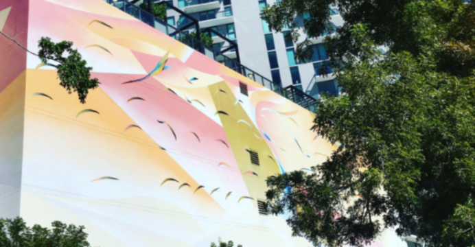 Omar Barquet’s mural at PARAISO BAY